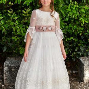 Vestido comunión 640117 Anavig. Nueva colección de comuniones 2018. Las  mejores marcas al mejor precio.